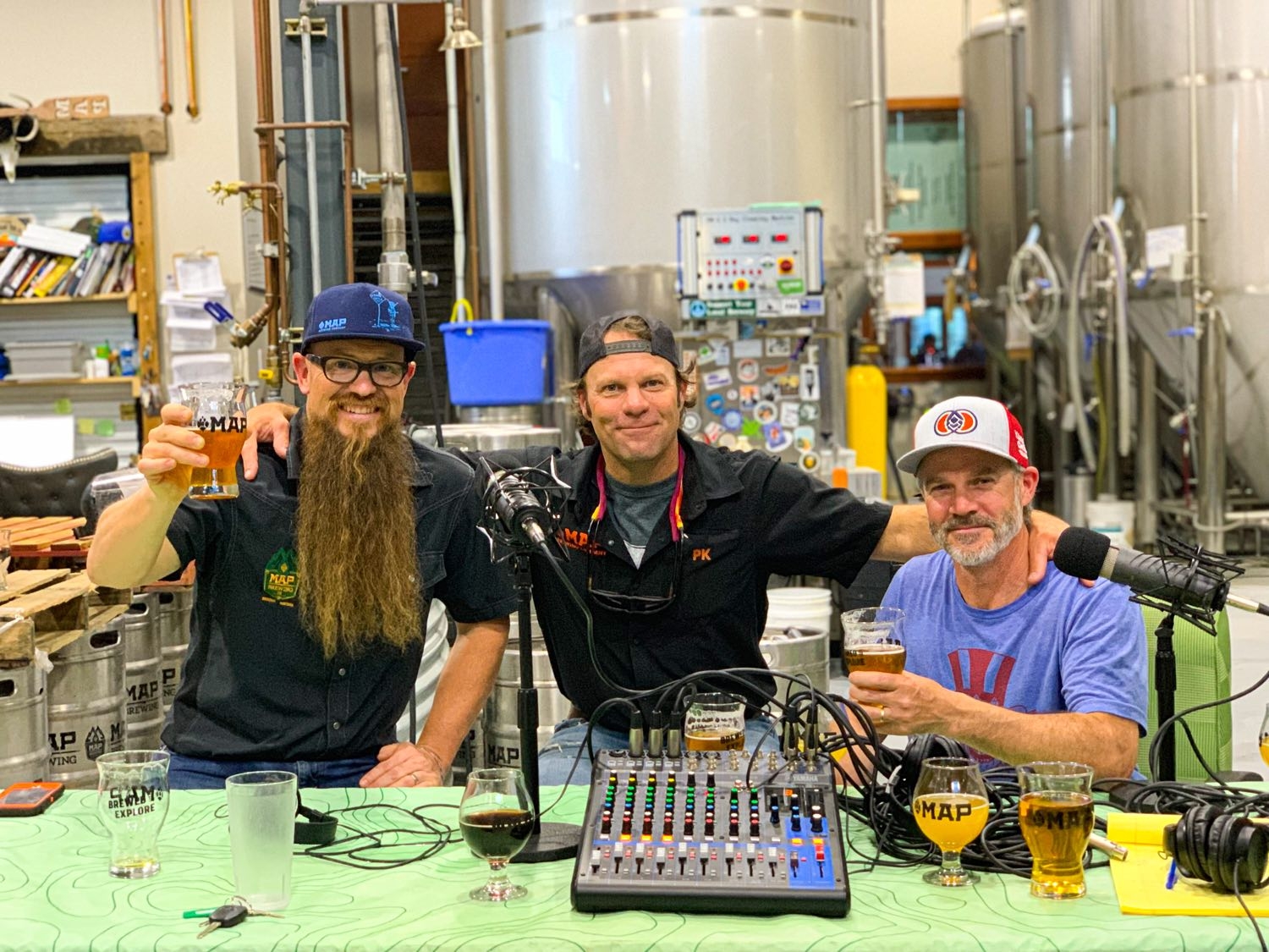 Doug Child, Patrick “PK” Kainz, Shenan “Dash” Rodman Map Brewing – Portland Beer Podcast Episode 114 by Steven Shomler